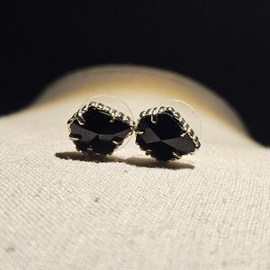 Kendra Scott Black and Gold Earrings